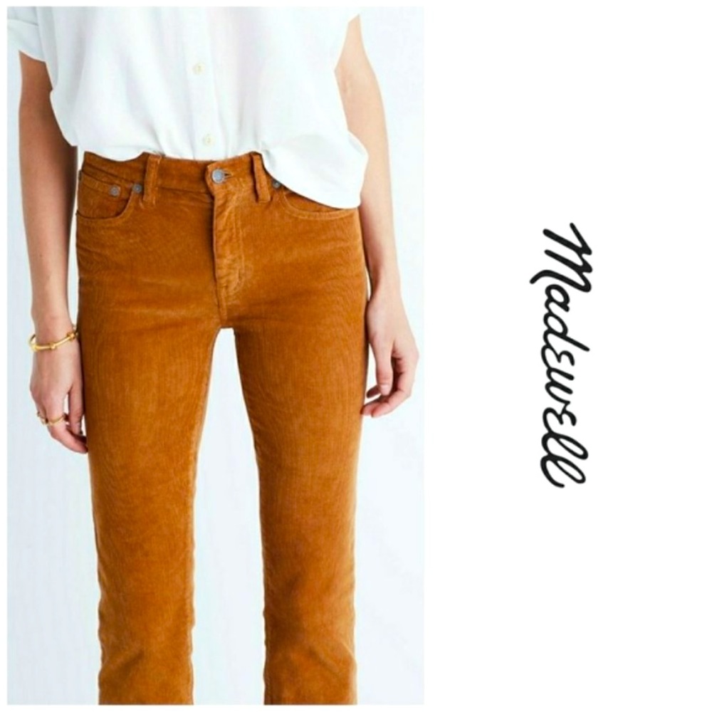 Madwell pants size 25 color tan. Corduroy